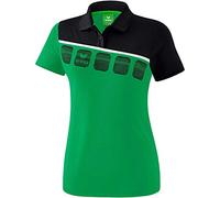 erima 5-C Poloshirt Damen GruenSchwarzWeiss 34