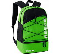 erima 723422 Mochila Multifunción con Compartimento Inferior, Unisex Adulto, Verde/Negro, 1