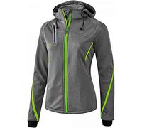 erima 9060712 Chaqueta, Mujer, Gris Jaspeado/Verde (Gecko), 46