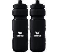 erima Adultos Equipo Team Bidón, Negro, One Size (Paquete de 2)