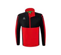 Erima Adultos Six Wings Chaqueta con mangas extraíbles, rojo/negro, L