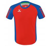 ERIMA Adultos Six Wings Maillot de Deporte, Rojo/New Royal, M