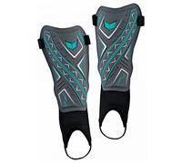 Erima Adultos X-Plate Duo espinilleras, Cool Grey/Curacao, XL