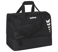 Erima Bolsa de Deporte Six Wings con Compartimento Inferior (7232407),Unisex Adulto, Negro, L