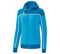 erima Change by Chaqueta de Entrenamiento con Capucha, curacao/mykonos/blanco, 36 para Mujer