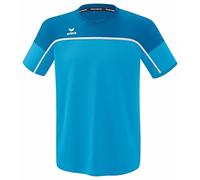 erima „Change by Funcional Camiseta, Curacao/Mykonos/Blanco, Extra-Large para Hombre