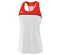 erima „Change by Ligero Camiseta de Tirantes, Blanco/Rojo/Negro, 34 para Mujer