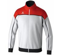erima Chaqueta de entrenamiento CHANGE by (1032428) Unisex adulto, blanco/rojo/negro, XXL