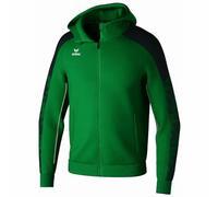 erima Chaqueta de entrenamiento con capucha EVO STAR (1032403) Unisex niños, esmeralda/pine grove, 116