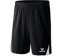erima Classic 5 Cubos Pantalón Corto, Hombre, Negro/Blanco, XL