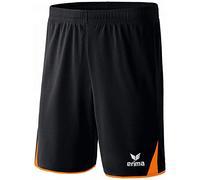 erima Classic 5 Cubos Pantalón Corto, Unisex niños, Negro/Naranja, XS