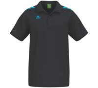 Erima Cmpt 3 Wings Polo (2112556) Unisex Adulto, Negro/Curacao, XXS