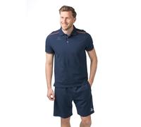 erima CMPT Polo Pique´ (2112517) Hombre, New Navy/Naranja, 3XL