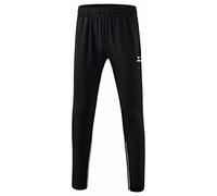 erima Entrenamiento de Rendimiento Pantalón, Negro/Blanco, 128 Unisex niños