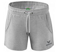 ERIMA Mujer Essential Team Pantalón Corto, Gris Claro Jaspeado, 38
