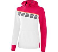 erima GmbH 1071919 Sudadera, Mujer, Blanco/Love Rose/Peach, 46