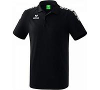 erima GmbH 2111901 Polo, Unisex Adulto, Negro/Blanco, S