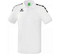 erima GmbH 2111904 Polo, Unisex Adulto, Blanco/Negro, S