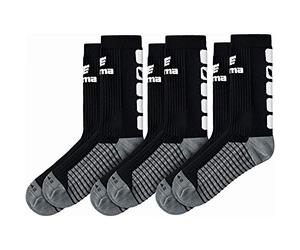 erima GmbH 2181910 Calcetines, Unisex niños, Negro/Blanco, 31-34