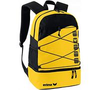 erima 723343 Mochila Multifunción con Compartimento Inferior, Unisex-Adulto, Amarillo/Negro, Talla única