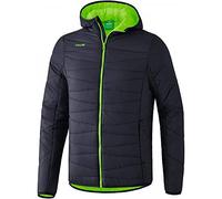 erima GmbH 9060702 Chaqueta, Hombre, Gris Oscuro/Verde (Gecko), XL