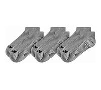 erima GmbH Calcetines Deportivos Calcetines Cortos, Pack De 3 Unid., Mujer, Gris Jaspeado, 35-38