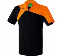 erima GmbH Club 1900 2.0 Polo de Tenis, Unisex niños, Negro/Naranja, 152