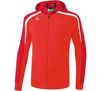 erima GmbH Liga 2.0 Chaqueta de Chándal con Capucha, Hombre, Rojo Oscuro/Blanco, M