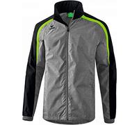 Erima GmbH Liga 2.0 Chaqueta para Todo Tiempo, Hombre, Gris Jaspeado / Negro / Verde (Gecko), XXL