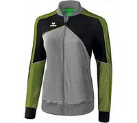 erima GmbH Premium One 2.0 Chaqueta de presentación, Mujer, Gris Jaspeado/Negro/Lime Pop, 44