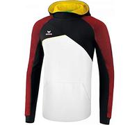 erima GmbH Premium One 2.0 Sudadera con Capucha, Unisex niños, Blanco/Negro/Rojo, 128