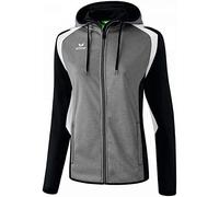 erima GmbH Razor 2.0 Chaqueta con Capucha, Mujer, Gris Jaspeado/Negro/Blanco, 34