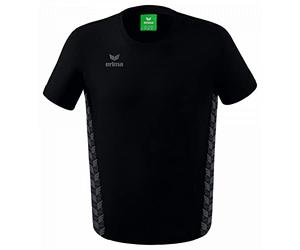 Erima Hombre Essential Team Camiseta de Deporte, Negro, XL