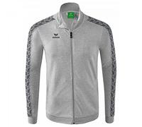 Erima Hombre Essential Team Chaqueta Tracktop, gris claro jaspeado, S