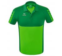 Erima Hombre Six Wings Camisa Polo, Green, M