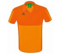 Erima Hombre Six Wings Camisa Polo, New Orange, S
