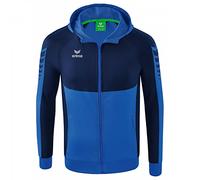 ERIMA Hombre Six Wings Chaqueta de entrenamiento con capucha, new royal/new navy, S