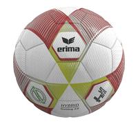 erima Hybrid Training 2.0 Balón de fútbol (7192602), Metallic Red/Silver/Lime, 4