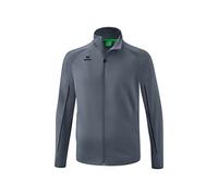 erima Liga Star Poliéster Chaqueta de Entrenamiento, Gris/Negro, M Unisex Adulto