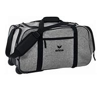 Erima Maleta Travel Line Unisex, Gris Moteado/Negro, M