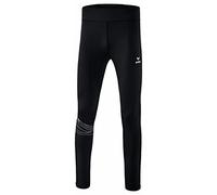 erima Mallas de Running de Racing Largo, Negro, 140 Unisex niños