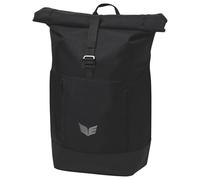 erima Mochila Rolltop (7232601) Unisex adulto, negro