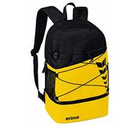 erima Mochila SIX WINGS, amarillo/negro, Talla única