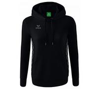 Erima Mujer Essential Team Sudadera con capucha, negro, 42