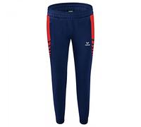 Erima Mujer Six Wings Worker Pantalón, New Navy/Rojo, 38