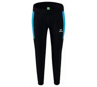 ERIMA Mujer Team Basic Pantalón de presentación, Negro/Curacao, 36