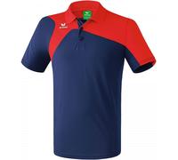 ERIMA Niños Camiseta Polo Deportiva Club 1900 2.0 Talla 164 Azul Marino/Rojo