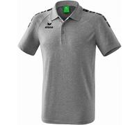 ERIMA Niños Camiseta Polo Deportiva Essential 5-C Talla 140 Gris
