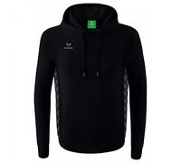 Erima Niños Essential Team Sudadera con capucha, negro, 128