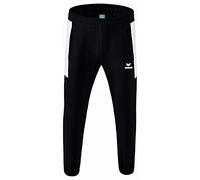 Erima Niños Team Basic Pantalón de presentación, Negro/Blanco, 140